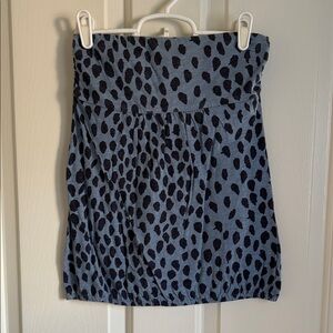 American Eagle Outfitters Blue and Black Leopard Print Top
